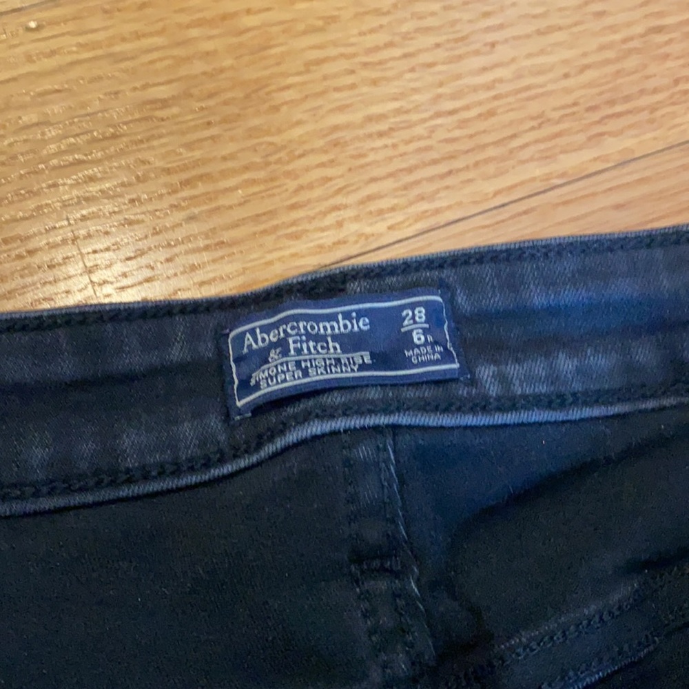 Black Abercrombie Skinny Jeans - Picture 2 of 3